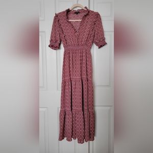 Max Edition Floral geometric dress